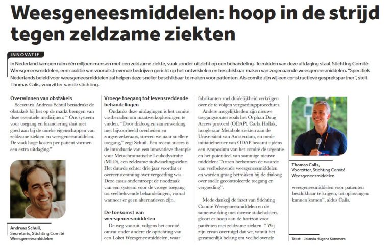 Comité Weesgeneesmiddelen in het FD